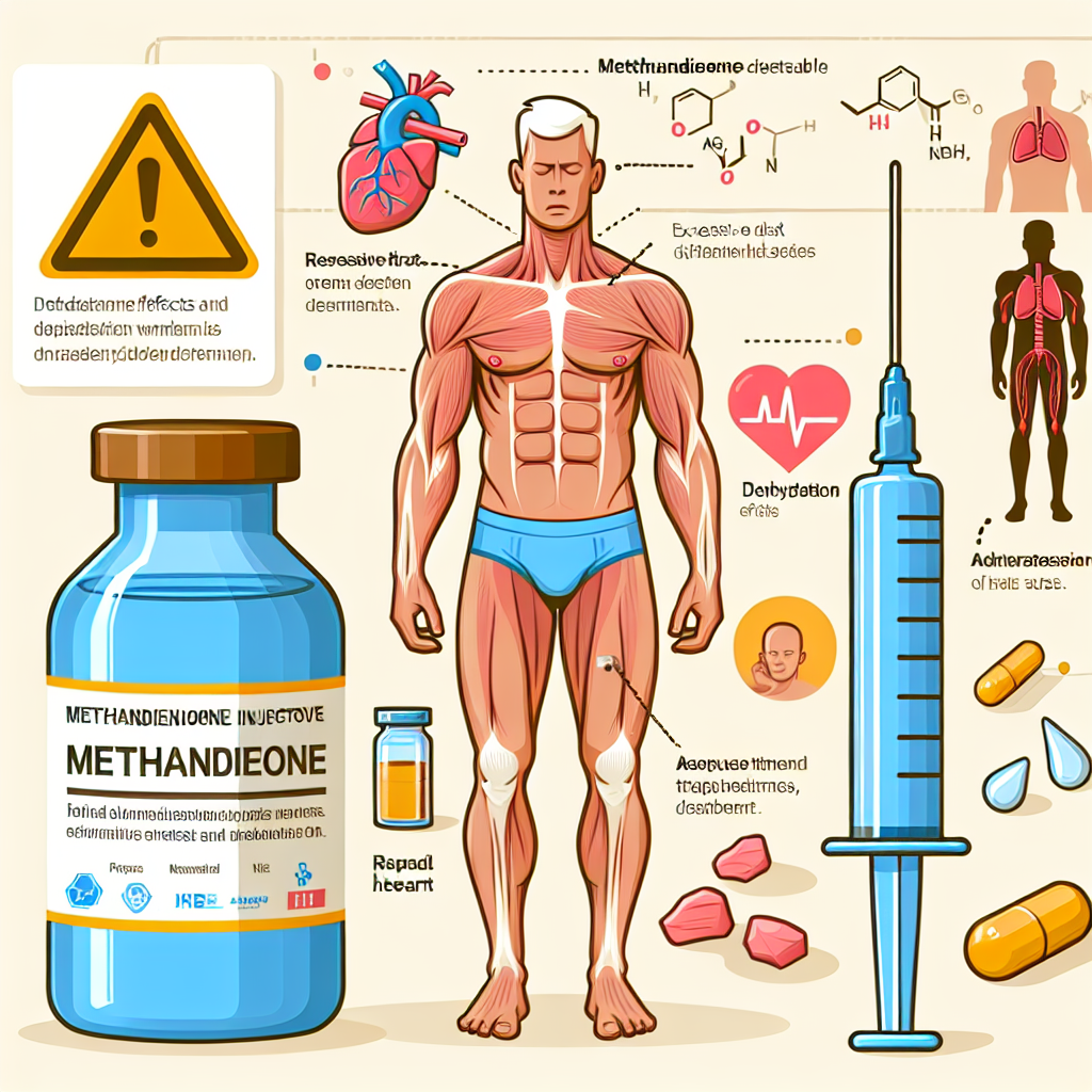 Methandienone inyectables y riesgos de deshidratación