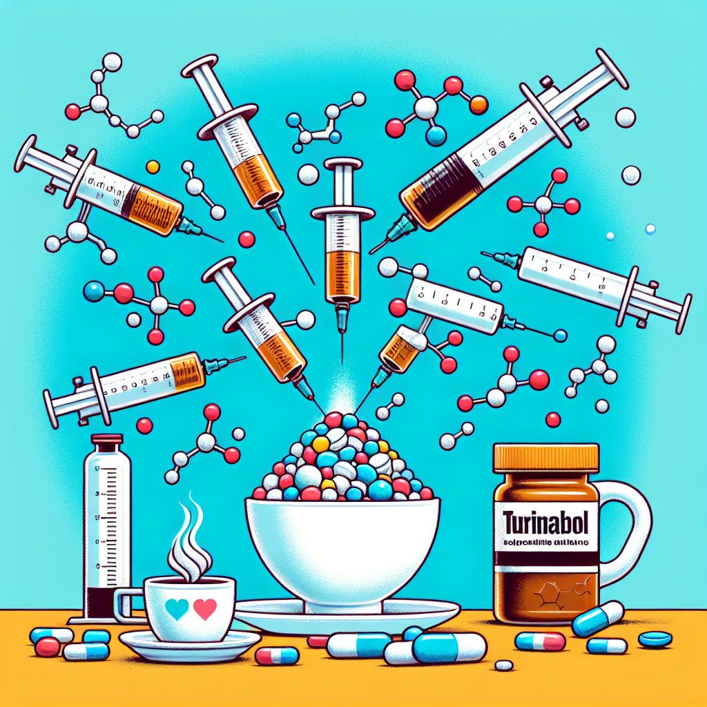 ¿Qué pasa al mezclar Turinabol inyectable con cafeína?