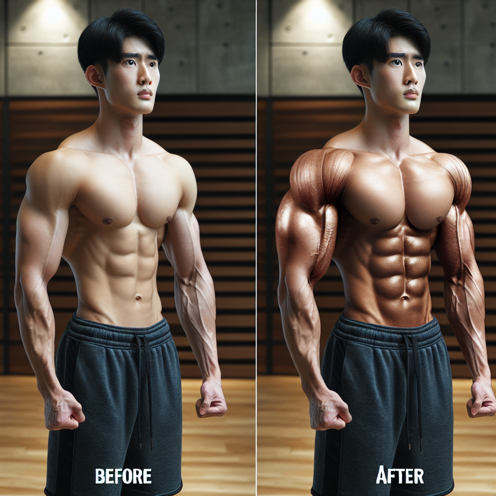 Qué cambios hay en el tono muscular al usar Trenbolone