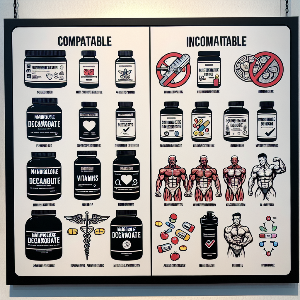 Qué tipo de suplementos no combinan bien con Decanoato de nandrolona