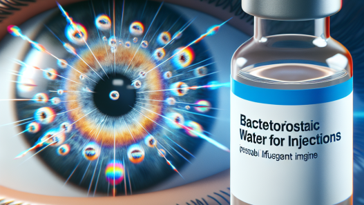¿Agua bacteriostática para inyección puede influir en la visión?