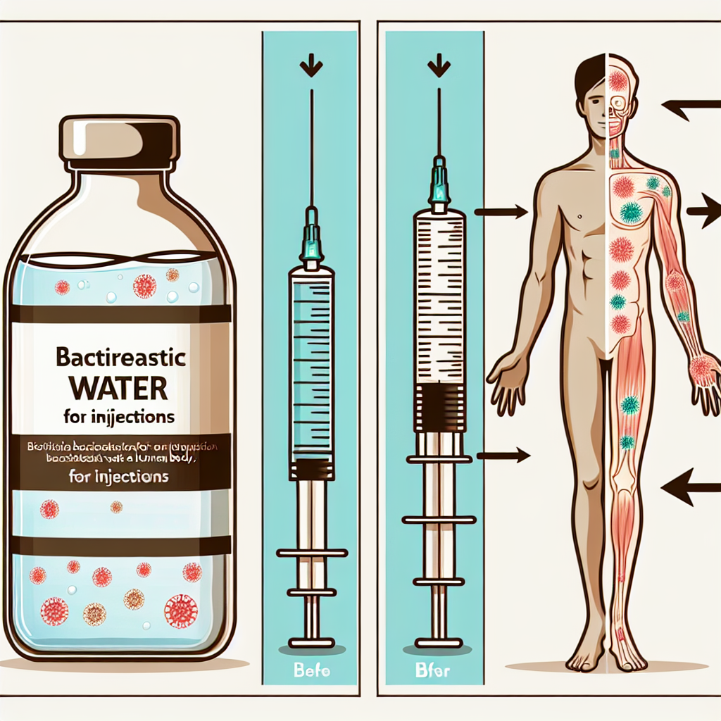 Agua bacteriostática para inyección y su impacto sobre el equilibrio corporal