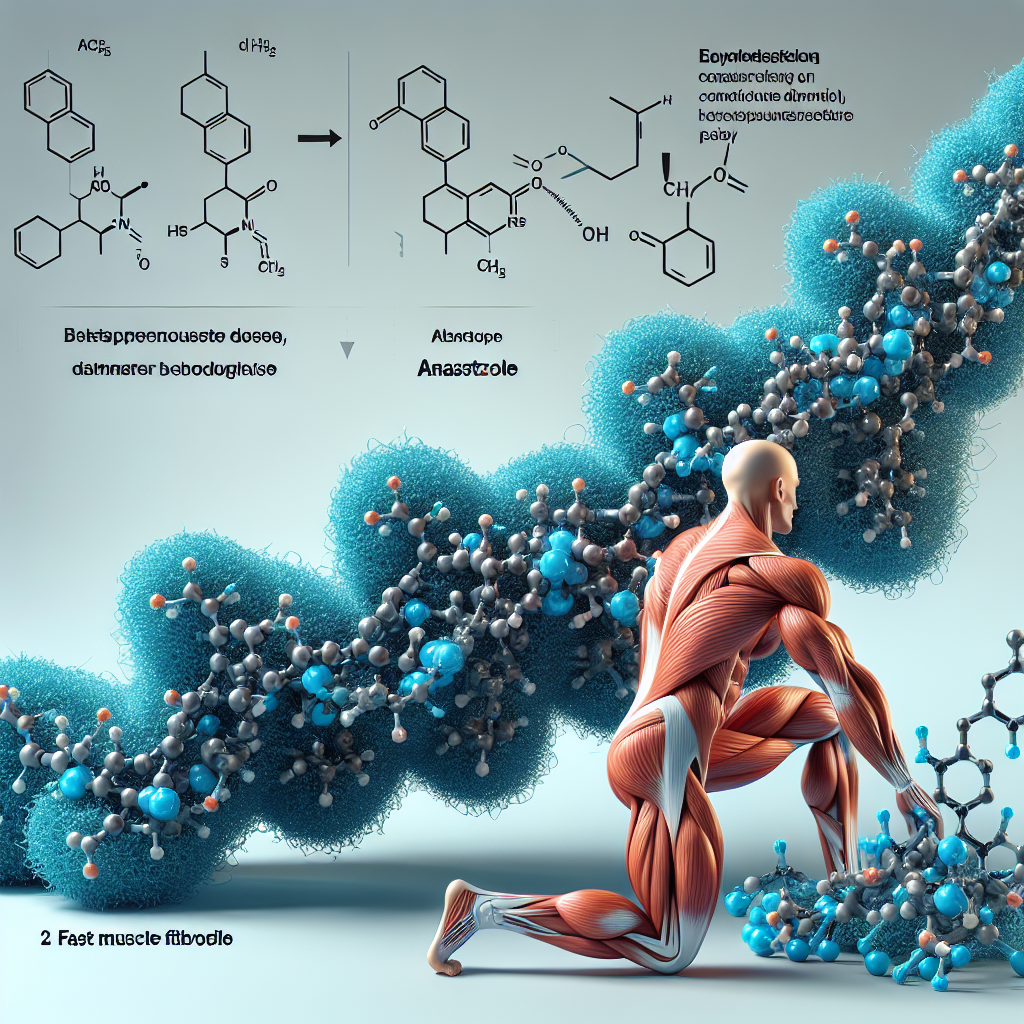 Anastrozol y desarrollo de fibras musculares rápidas