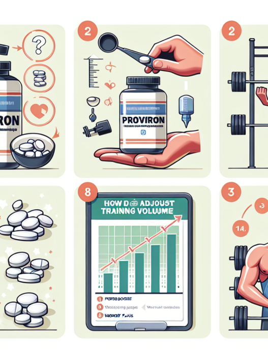 Cómo ajustar el volumen de entrenamiento con Proviron