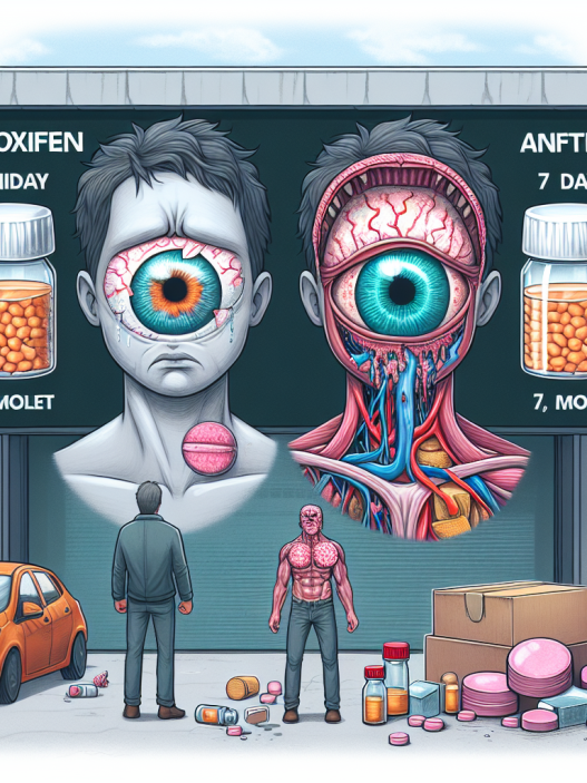 Efectos visuales y físicos tras 7 días con Tamoxifeno