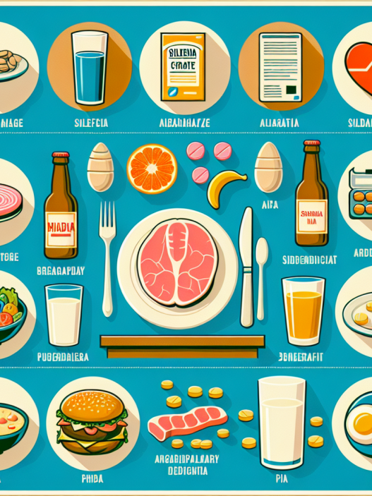 Qué evitar comer al usar Sildenafil Citrate (Viagra generic)