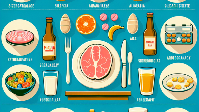 Qué evitar comer al usar Sildenafil Citrate (Viagra generic)