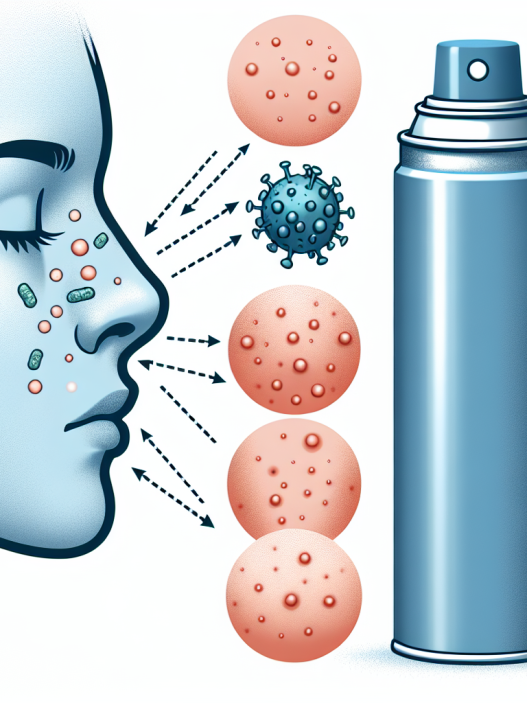 ¿Aumenta Aerosoles nasales el riesgo de acné?