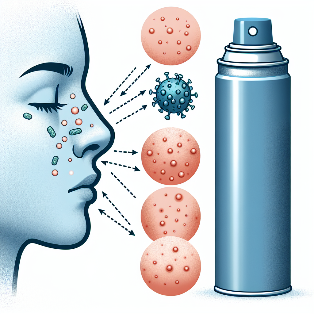 ¿Aumenta Aerosoles nasales el riesgo de acné?