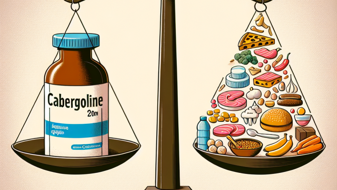 ¿Cabergolina puede aumentar el apetito de forma agresiva?