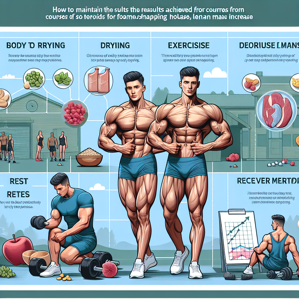 Cómo mantener las ganancias logradas con Cursos de esteroides para secado y modelado corporal (aumento de masa magra)