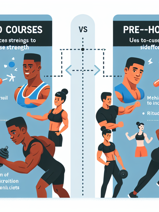 Cursos de esteroides para aumentar la fuerza y suplementos pre-hormonales: diferencias