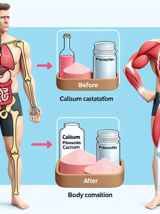 Pitavastatina cálcica y cambios en la composición corporal