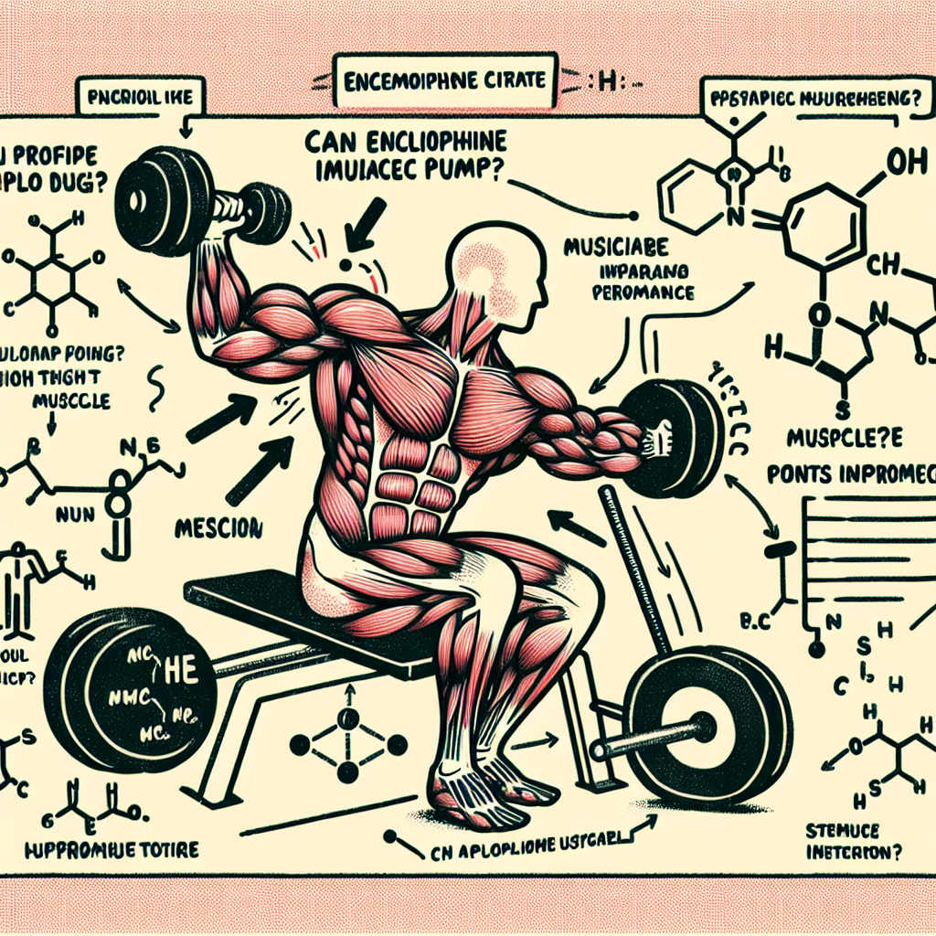 ¿Puede Enclomiphene citrate mejorar el bombeo muscular?