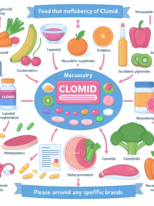 Qué alimentos facilitan el metabolismo de Clomid