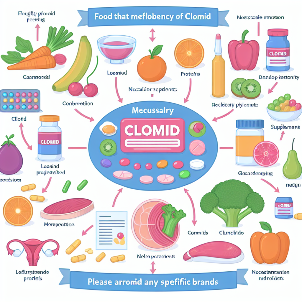 Qué alimentos facilitan el metabolismo de Clomid