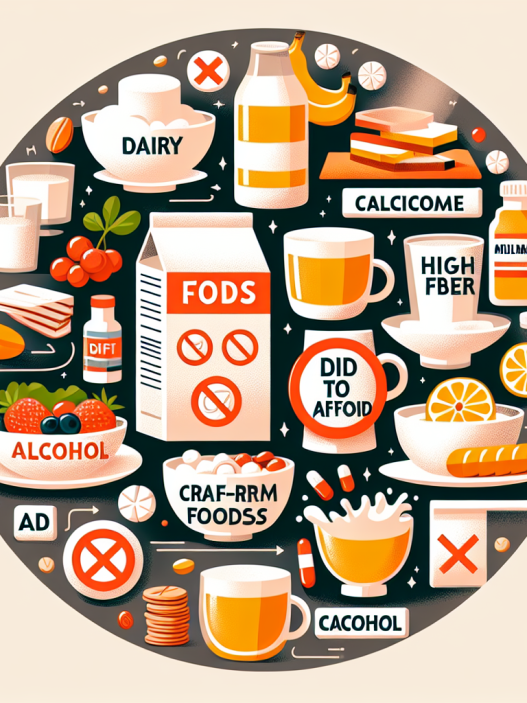 Qué evitar comer al usar Vitamines