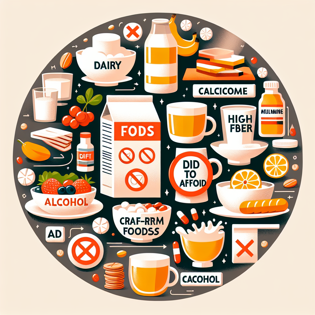 Qué evitar comer al usar Vitamines