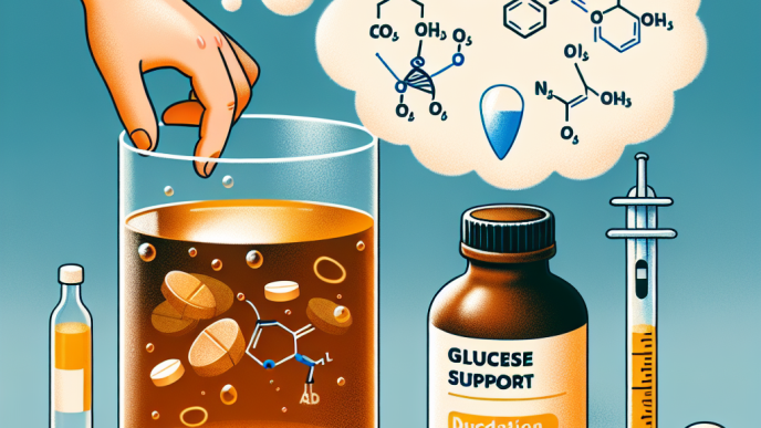 Qué ocurre al mezclar Apoyo a la glucosa con alcohol