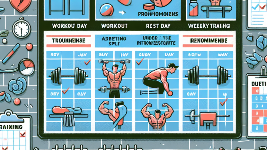 Cómo ajustar tu split semanal al usar Prohormon