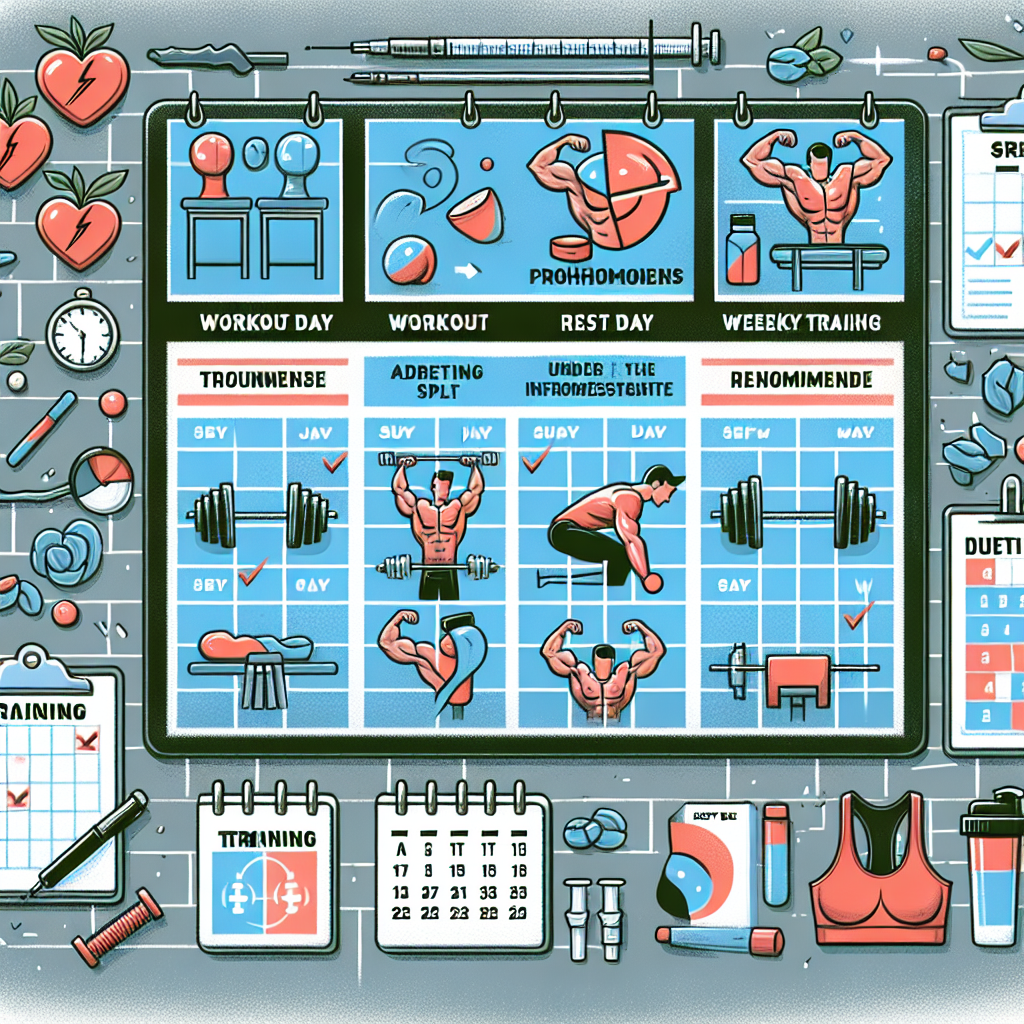 Cómo ajustar tu split semanal al usar Prohormon