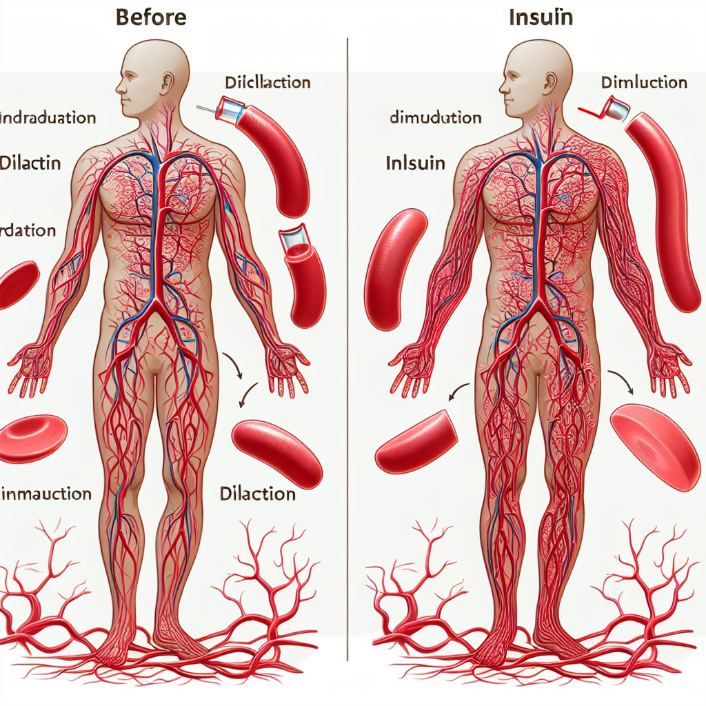 Cómo cambia la vascularización con Insulina